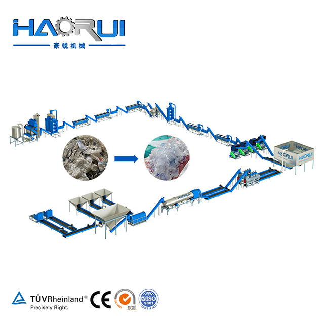 Machine de recyclage de feuille et de bouteille