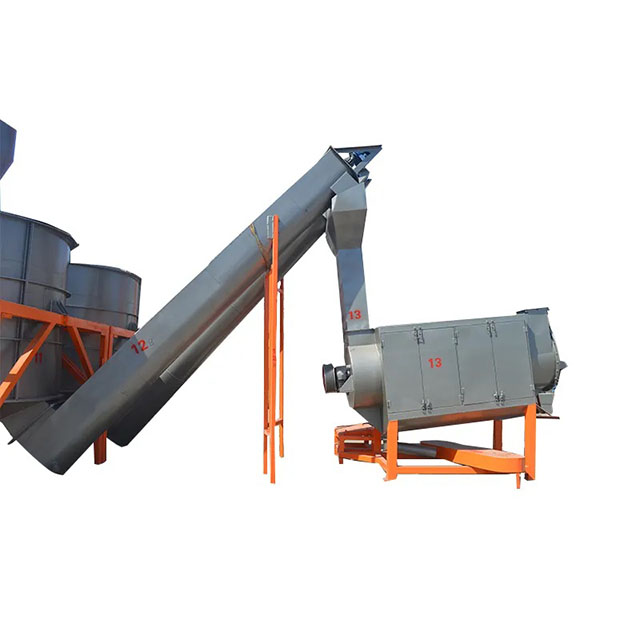 Thiết bị tái chế nhựa an toàn 6000kg/h