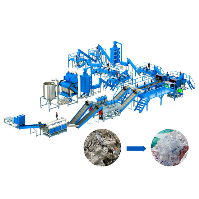 Ligne de recyclage de bouteille pour animaux de compagnie