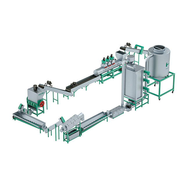 ligne de recyclage de lavage de bouteille pour animaux de compagnie de qualité alimentaire