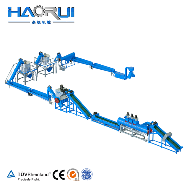 Pre&ccedil;o do fabricante 500-6000kg/h Linha de lavagem de garrafas PET de grau aliment&iacute;cio B2B em planta de reciclagem de pl&aacute;stico